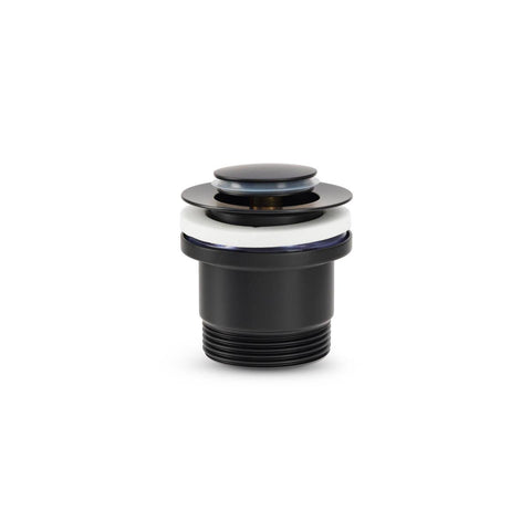 Brasshards Black Matt Universal Pop Up Basin Waste - 40mm Thread - Durable Brass - Easy Installation - SuperSaverAU - view 1
