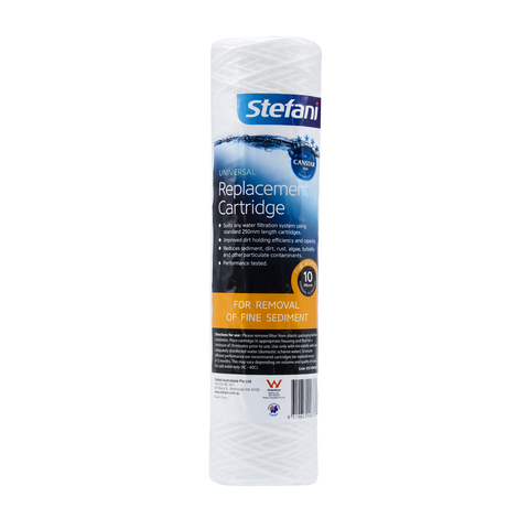 Stefani 250mm 10 Micron Fine Sediment Universal Replacement Cartridge