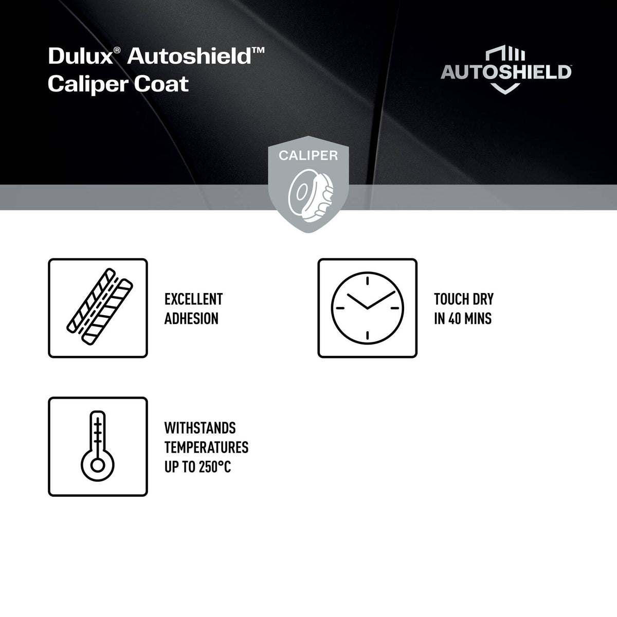 Dulux Autoshield 340g Silver Caliper Spray Paint, Durable Brake Caliper Finish