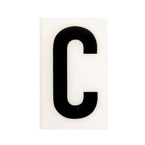 Sandleford 85mm White Self Adhesive House Letter C Polycarbonate Weather Resistant