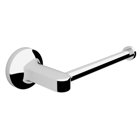 Caroma Sahara Toilet Roll Holder, Solid Brass Chrome Wall Mount
