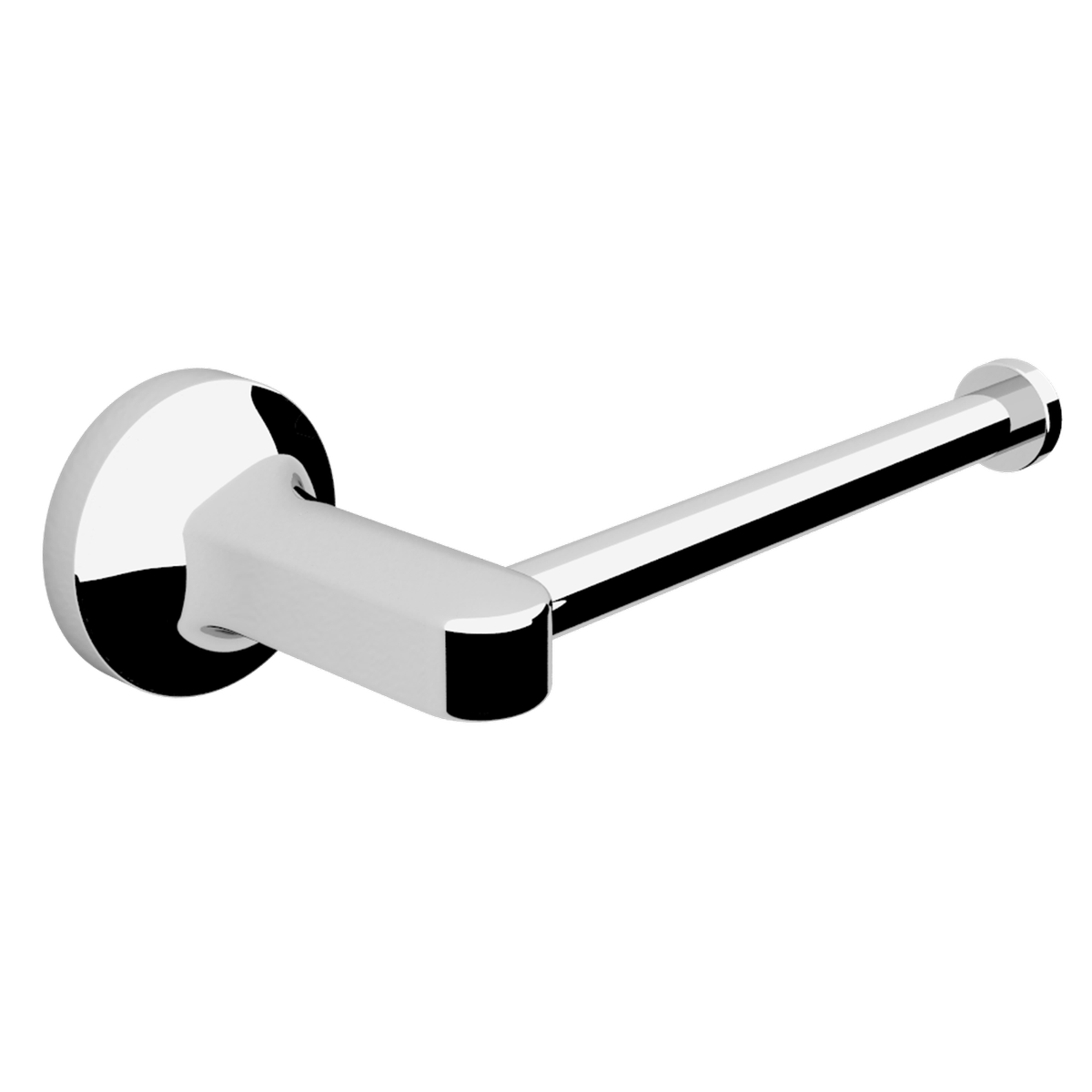 Caroma Sahara Toilet Roll Holder, Solid Brass Chrome Wall Mount