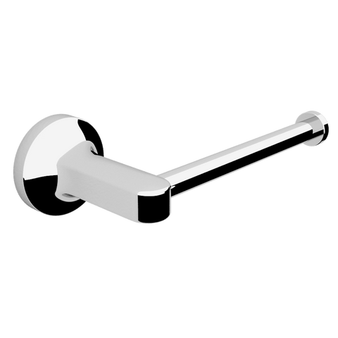 Caroma Sahara Toilet Roll Holder, Solid Brass Chrome Wall Mount