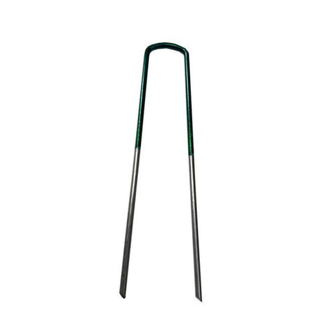 Jack 3 x 150mm Steel Turf Pegs - 100 Pack, Green