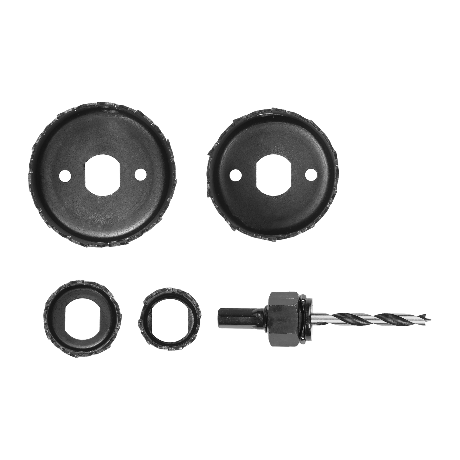 Ryobi 5 Piece Carbon Holesaw Set - 25, 32, 54 & 60mm with Arbor