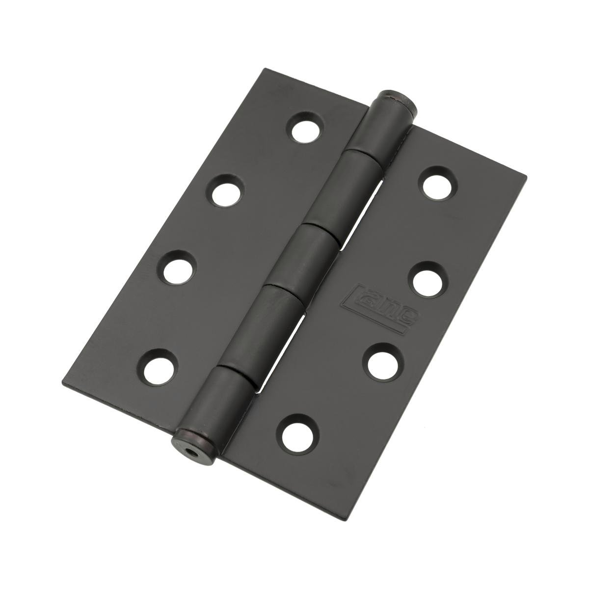 Lane 100 x 75 x 2.5mm Matte Black Loose Pin Butt Hinge, Fasteners Included, 2 Pack