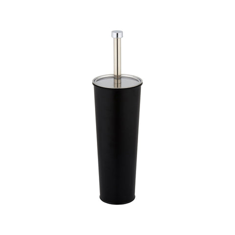 Barelli Black Powdercoated Steel Toilet Brush & Holder