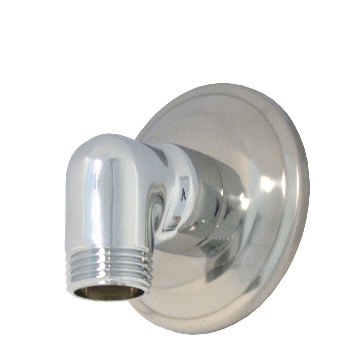 Flexispray Wall Elbow - 90 Deg - DR Brass - Chrome Finish - SuperSaverAU - view 1