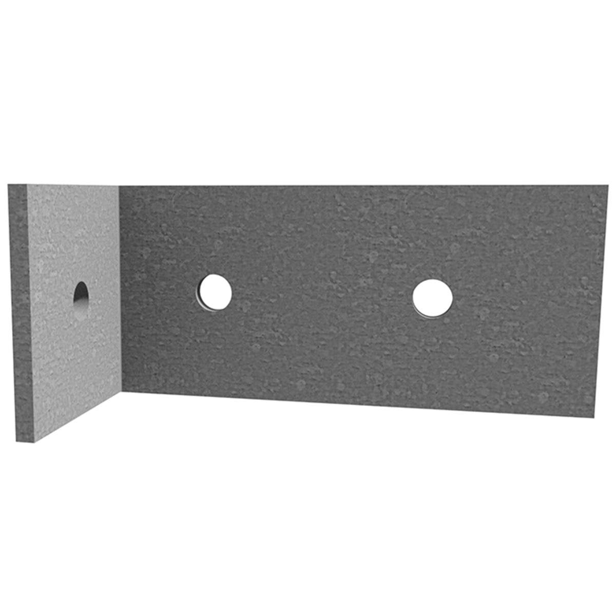 Dunnings Hot Dip Galvanised Steel Angle Bracket 90 x 150 x 75 x 6mm M12