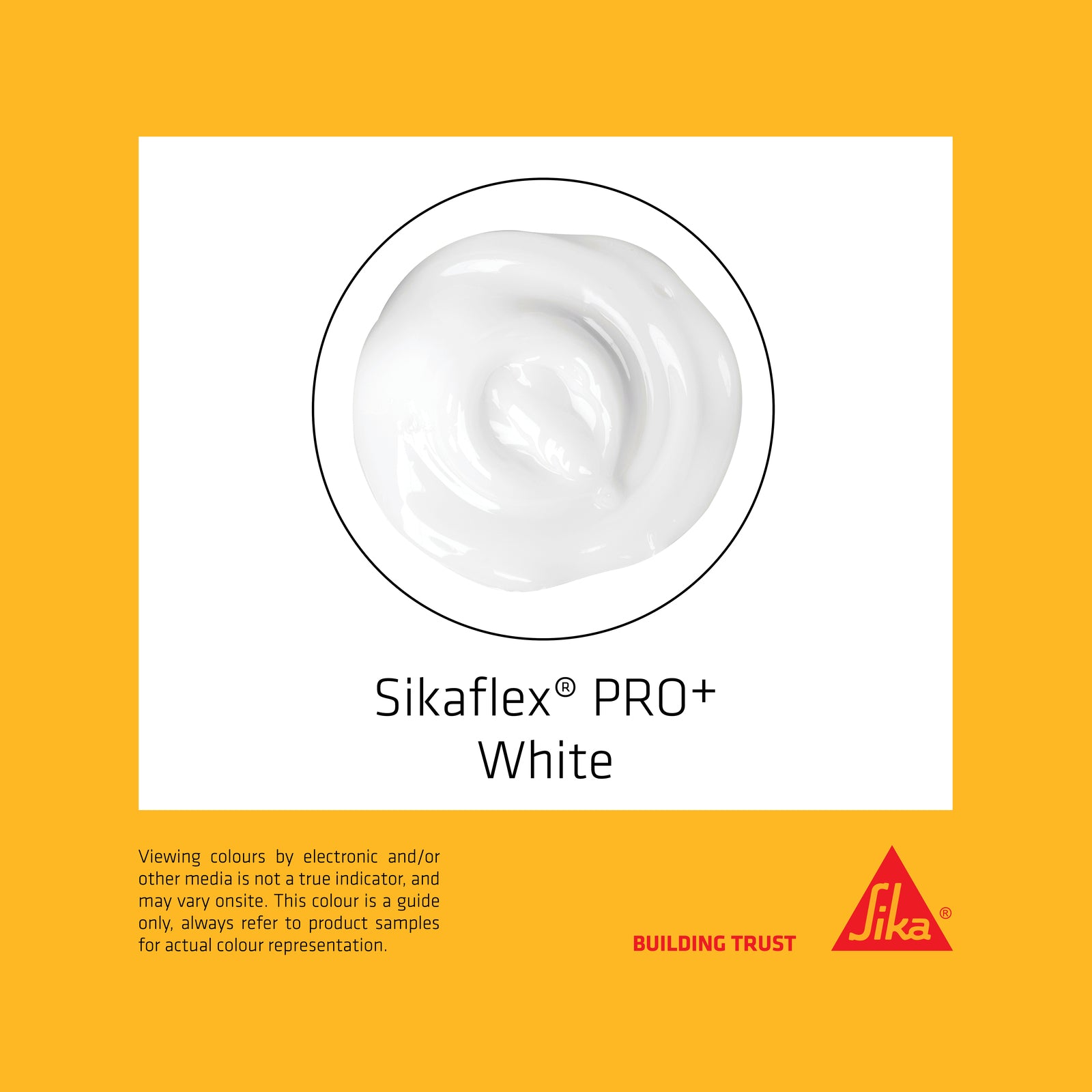 Sika 310ml White Sikaflex Pro+ Polyurethane Sealant