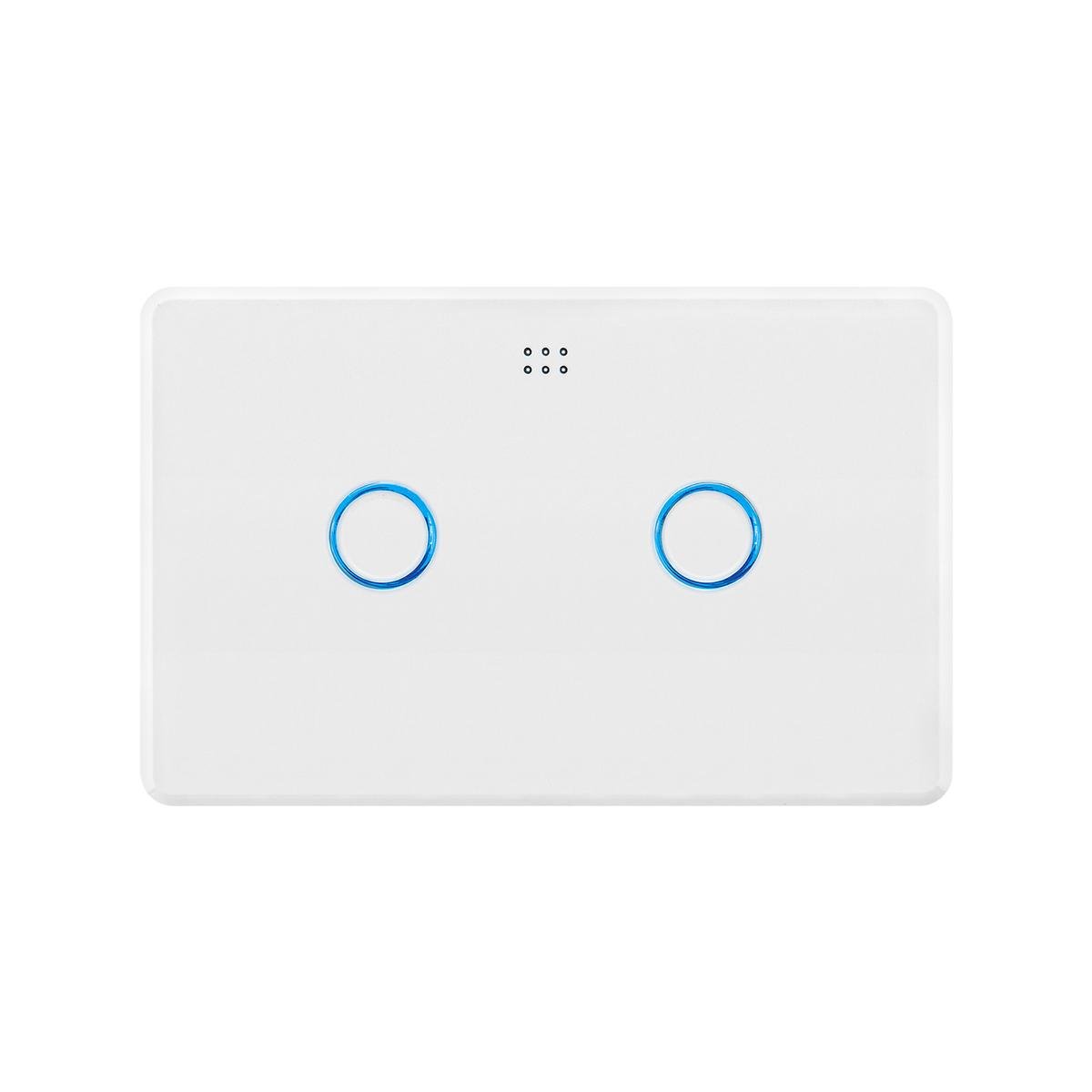 Deta Smart Light Switch - Double Gang - Polycarbonate - Touch Activated - SuperSaverAU - view 1