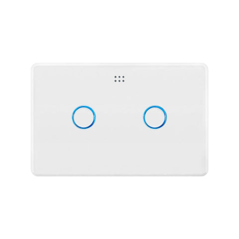 Deta Smart Light Switch - Double Gang - Polycarbonate - Touch Activated - SuperSaverAU - view 1
