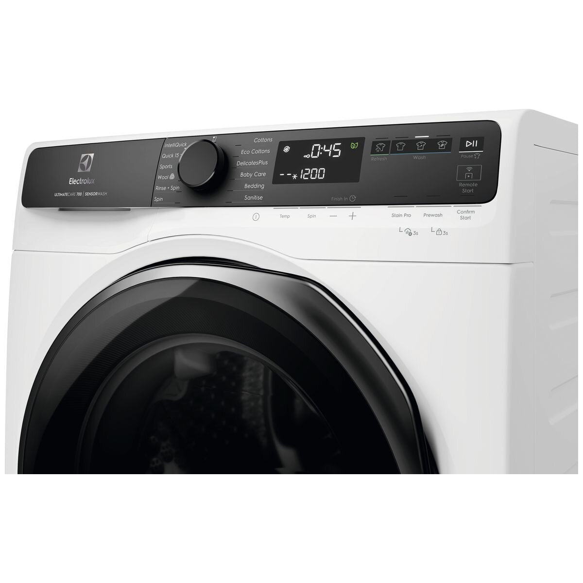 Electrolux 700 Series 9kg Front Load Washing Machine - UltraMix, 5 Star Energy, White - EWF9043R7WCS