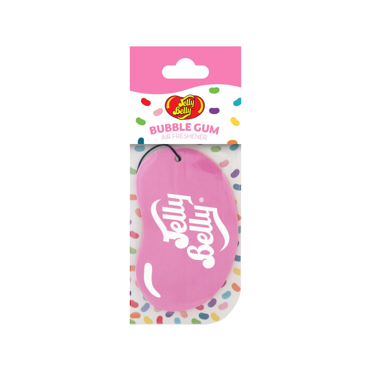 Jelly Belly Bubblegum Hanging Paper Air Freshener 1 Pack