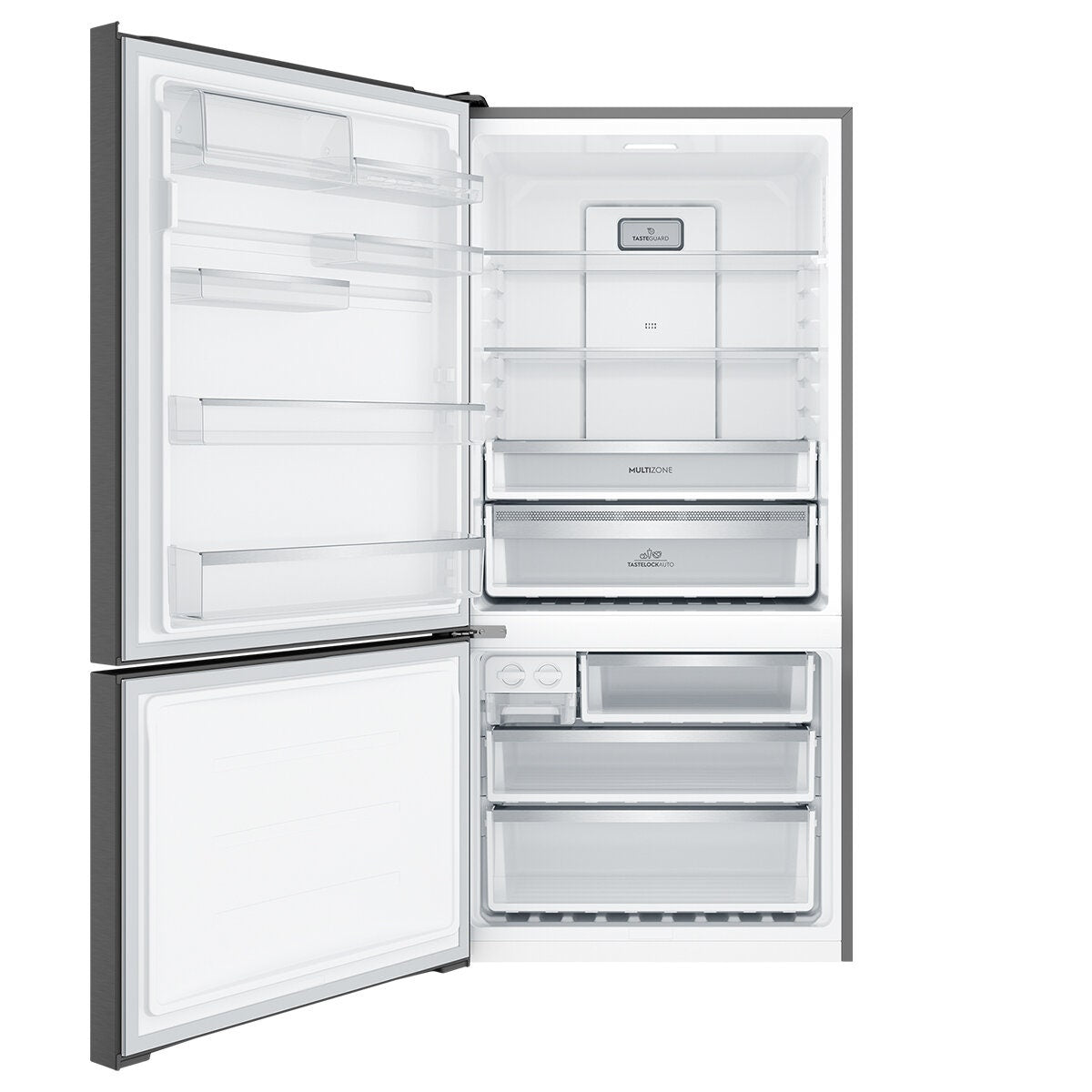 Electrolux 496L bottom mount fridge - left hinged, matte black, 6 star energy rating - EBE5007BD-L