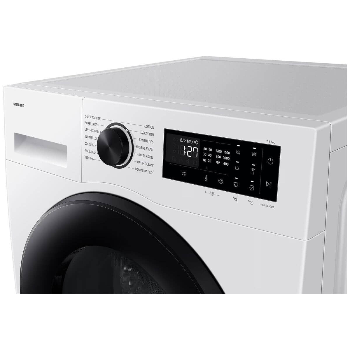 Samsung 11kg Smart Front Load Washing Machine - White, SpaceMax, Hygiene Steam - WW11CGCOADAESA