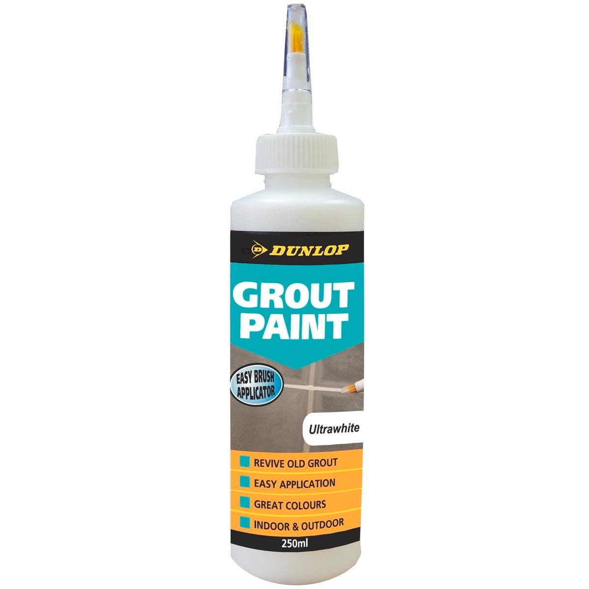 Dunlop Ultra White Acrylic Grout Paint 250ml