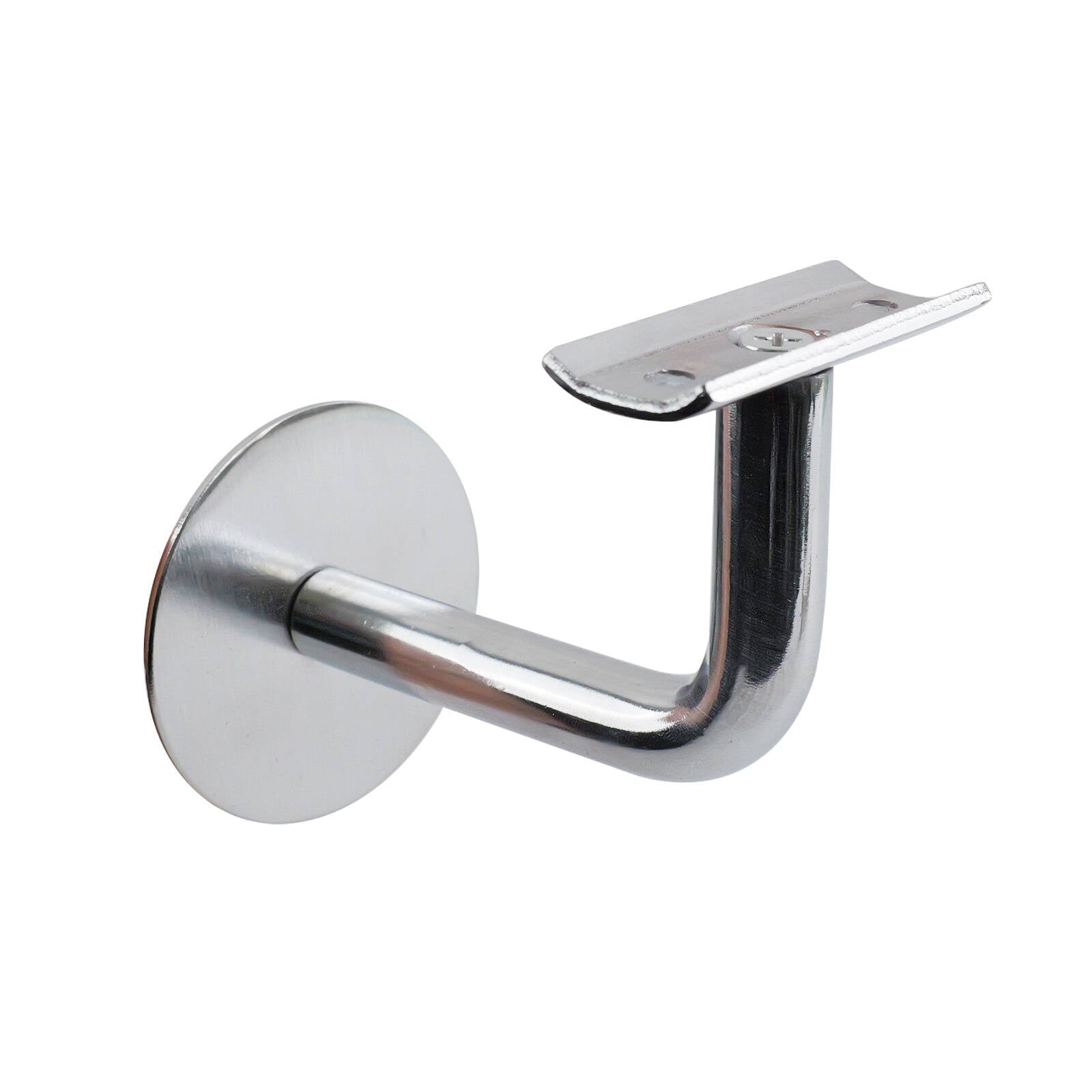 Carinya Chrome Plated Steel Curved Top Angle Handrail Bracket