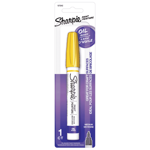 Sharpie Medium Yellow Oil-Based Paint Marker