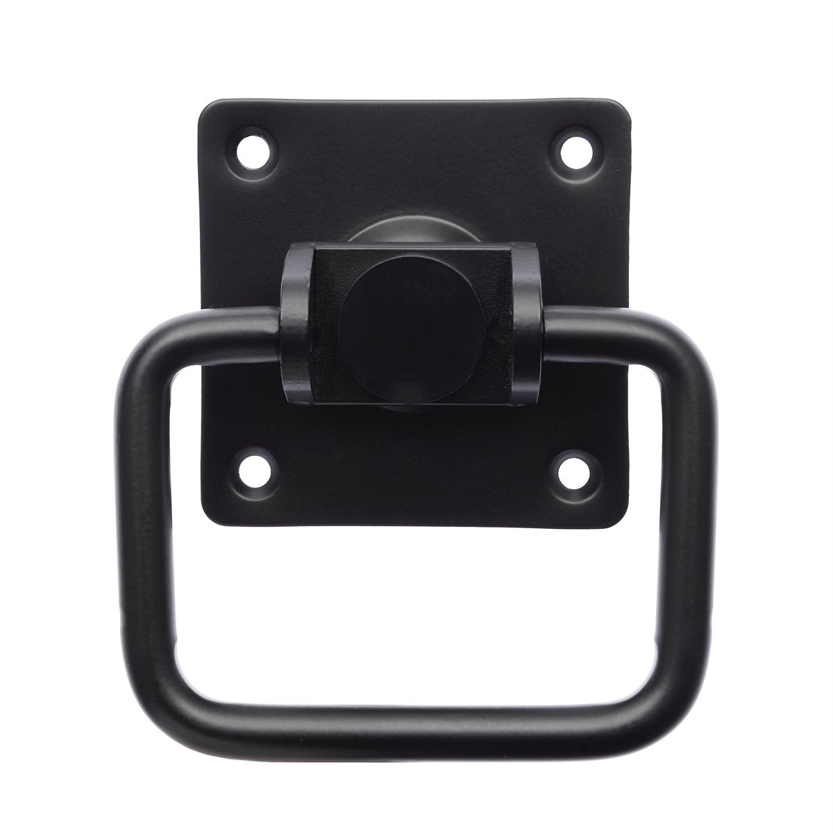 Zenith Matte Black Steel Gate Ring Pull Handle