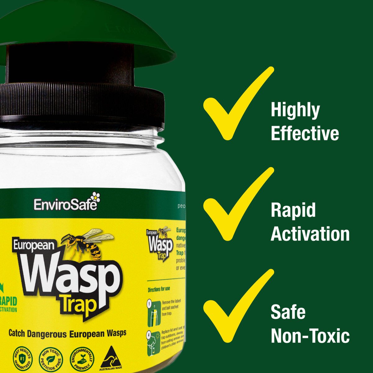 Envirosafe European Wasp Trap with Powder Bait