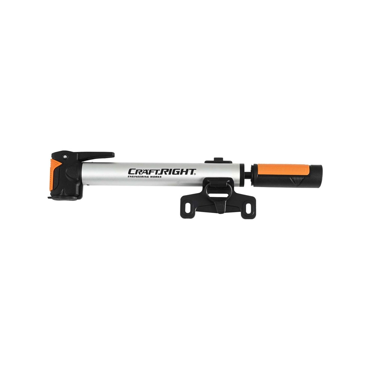 Craftright Mini Hand Pump 418mm Presta and Schrader 80psi