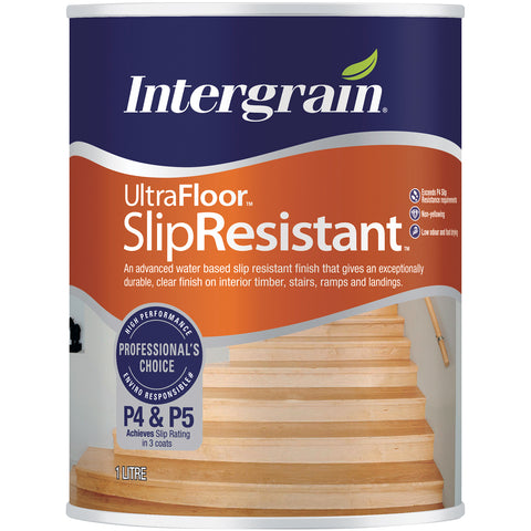 Intergrain 1L Clear Water Based Slip Resistant UltraFloor