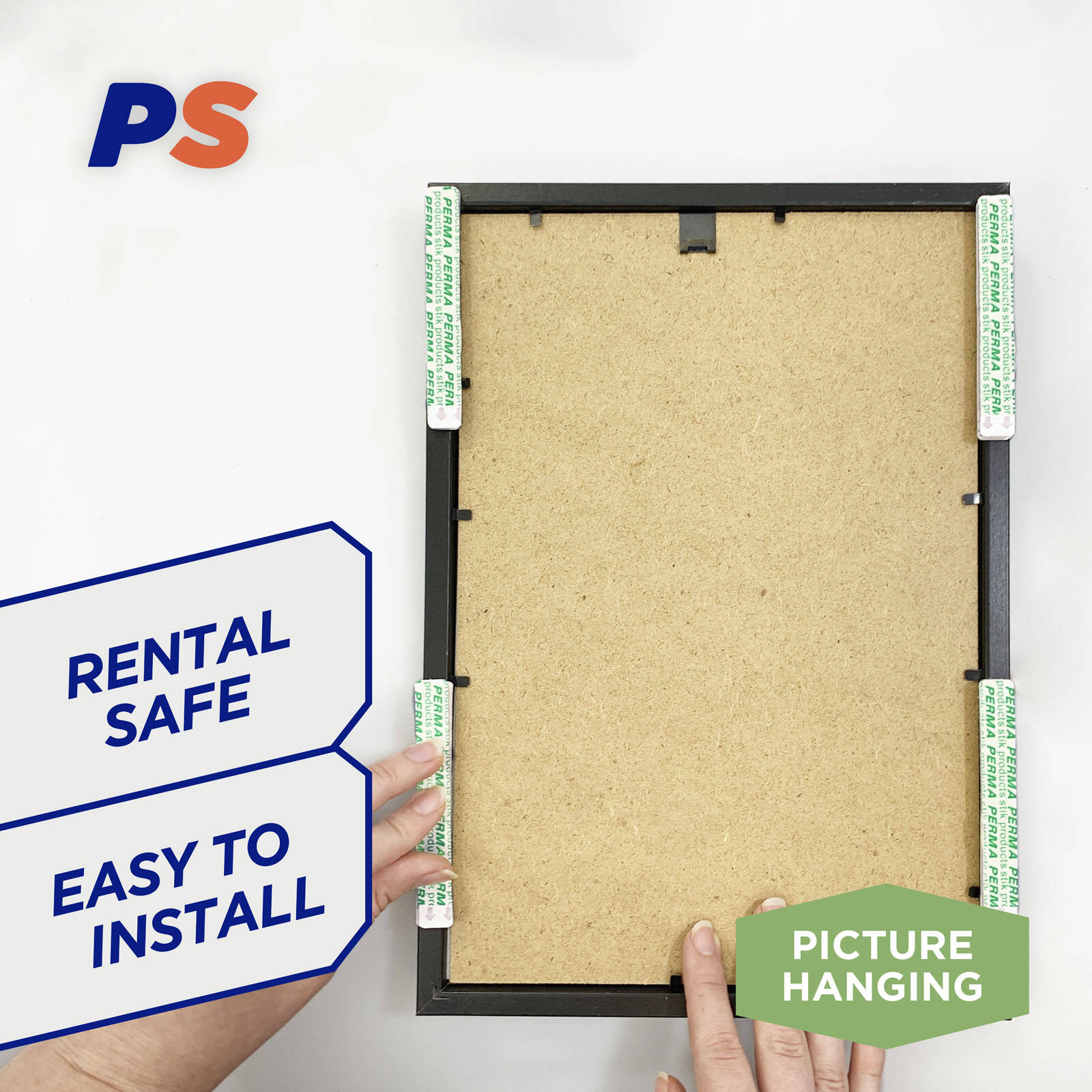 Permastik Thin Self-Adhesive Picture Strips - 30 Pairs