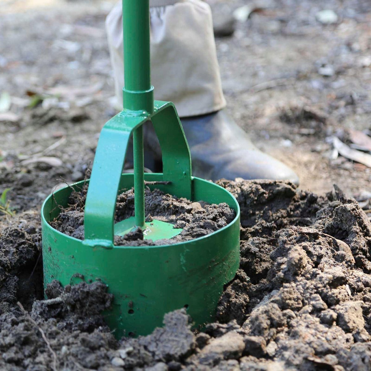 Cyclone 150mm Auger Post Hole Digger - Green - Steel Construction - SuperSaverAU - view 3