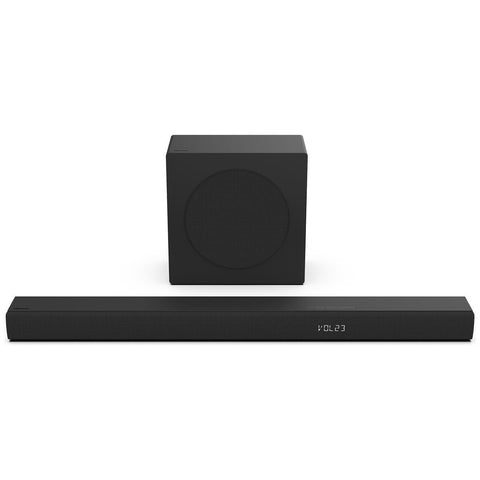 Hisense 3.1ch Soundbar with Wireless Subwoofer - 480W, 6.5 Inch Sub, HDMI ARC, Black - HS3100AU
