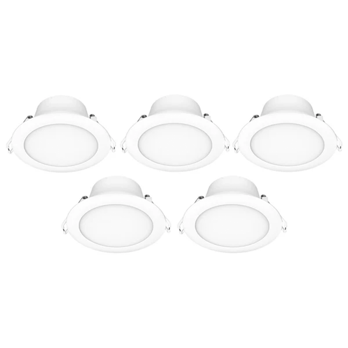 Arlec 9W 92mm Grid Connect Smart RGB+CCT LED Downlight 240V 5 Pack ALD295P5HA
