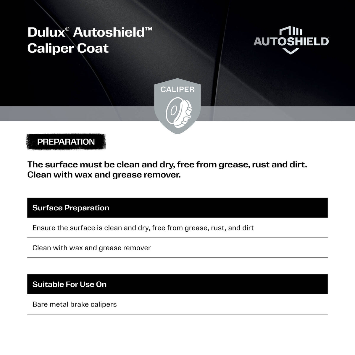 Dulux Autoshield 340g Silver Caliper Spray Paint, Durable Brake Caliper Finish
