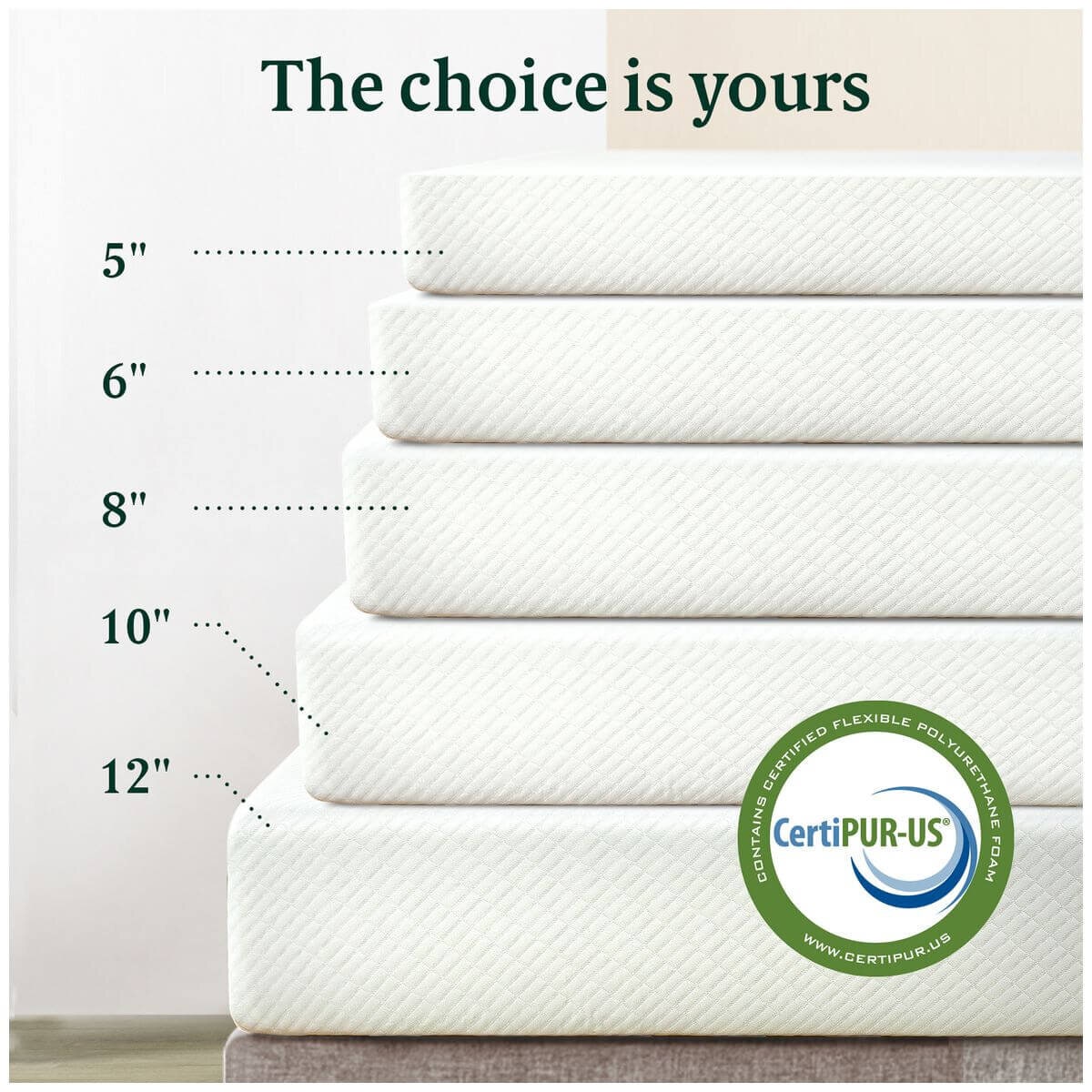 Zinus 13cm Single Cooling Essentials Foam Mattress - Green Tea Infused Foam - AU-MFGNO4ZC-05S