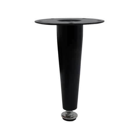 Adoored 150mm Black Tapered Metal Furniture Leg