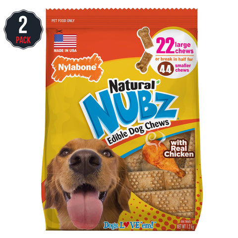 Nylabone Nubz Dog Chews 2 x 1.2kg - SuperSaverAU - view 1
