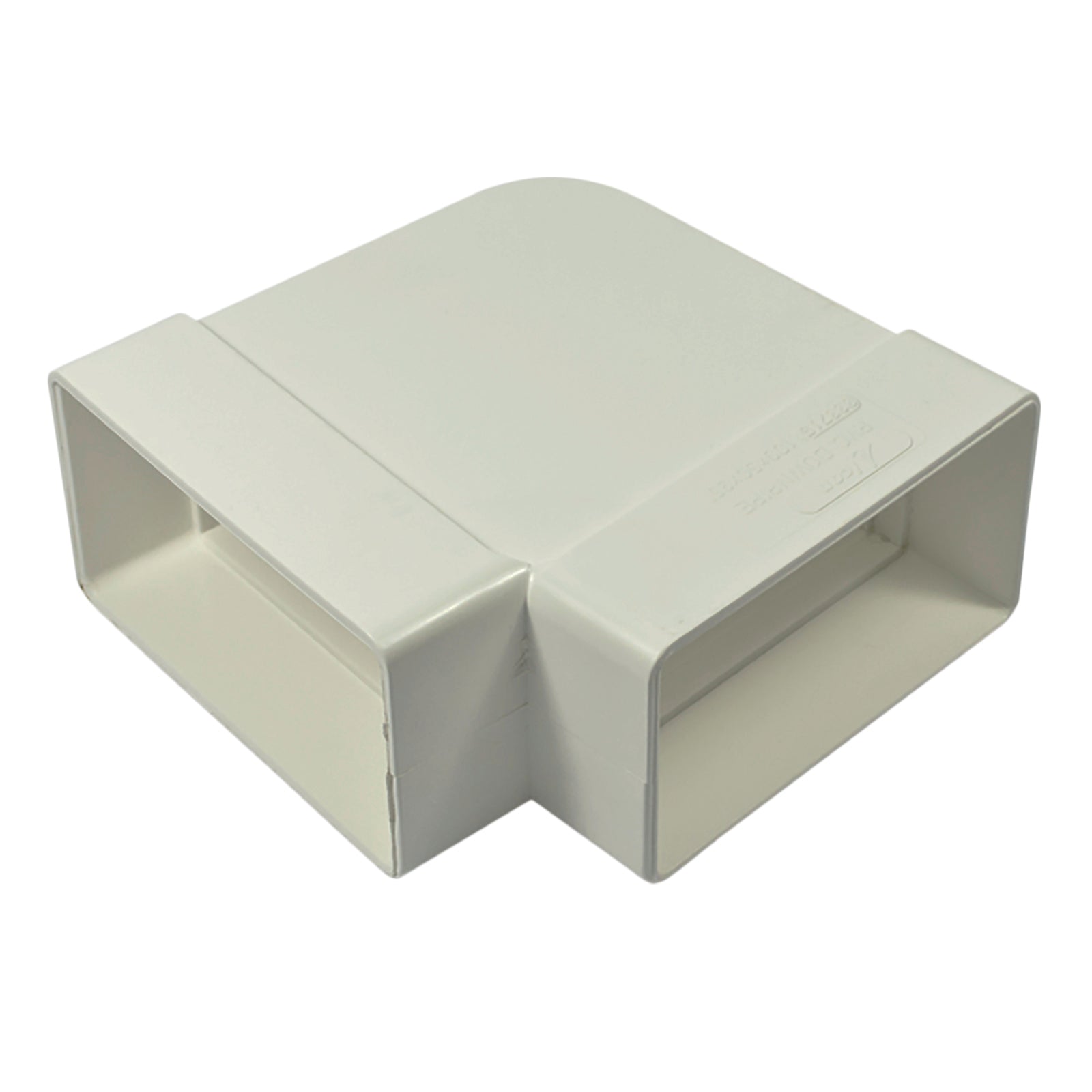 Icon Plastics White PVC Square Reverse 95 Degree Elbow Downpipe