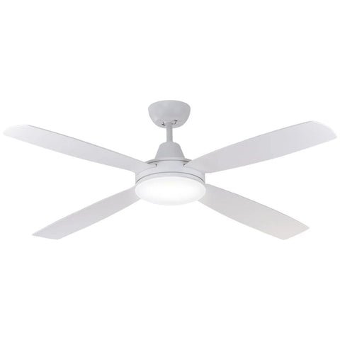Mercator Nemoi 137cm DC Ceiling Fan with LED Light - White, 4 Colour Temperatures, Remote - FC708134WH