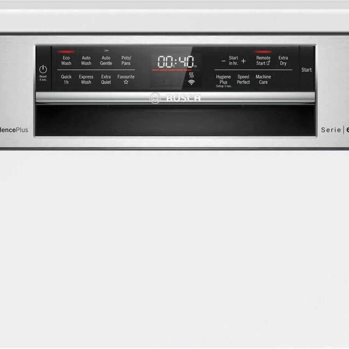 Bosch 60cm Series 6 Semi Integrated Dishwasher - 15 Place Settings - Home Connect - SMI6HCS01A