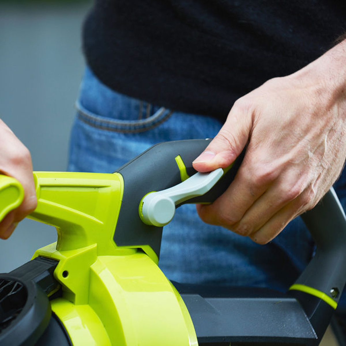 Ryobi 36V Cordless Blower Vacuum, 420 CFM, Variable Speed, Skin Only RBV3600
