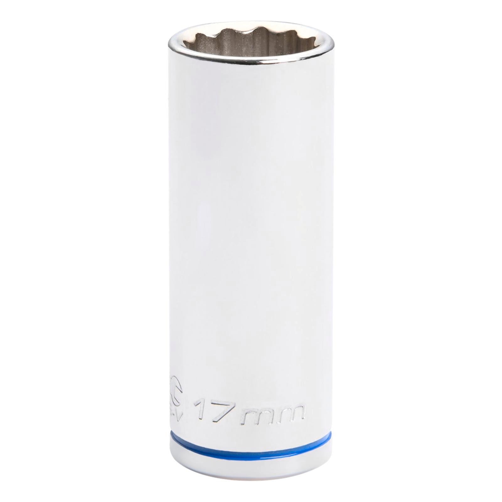 Kincrome 17mm 3/8" Drive Deep Socket 6 Point Chrome Vanadium Steel