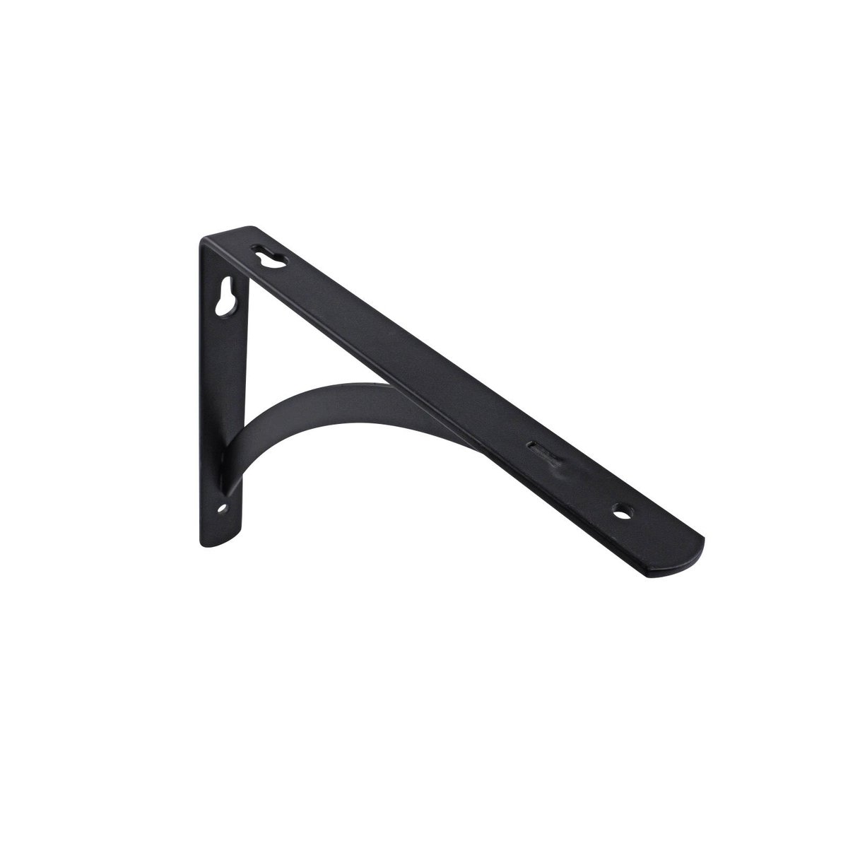 Carinya Arch Stayed Bracket - 200 x 150mm - Powder Coated Steel - Black - SuperSaverAU - view 1
