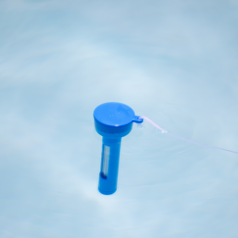 Hy-Clor Floating Pool Thermometer Blue Celsius & Fahrenheit