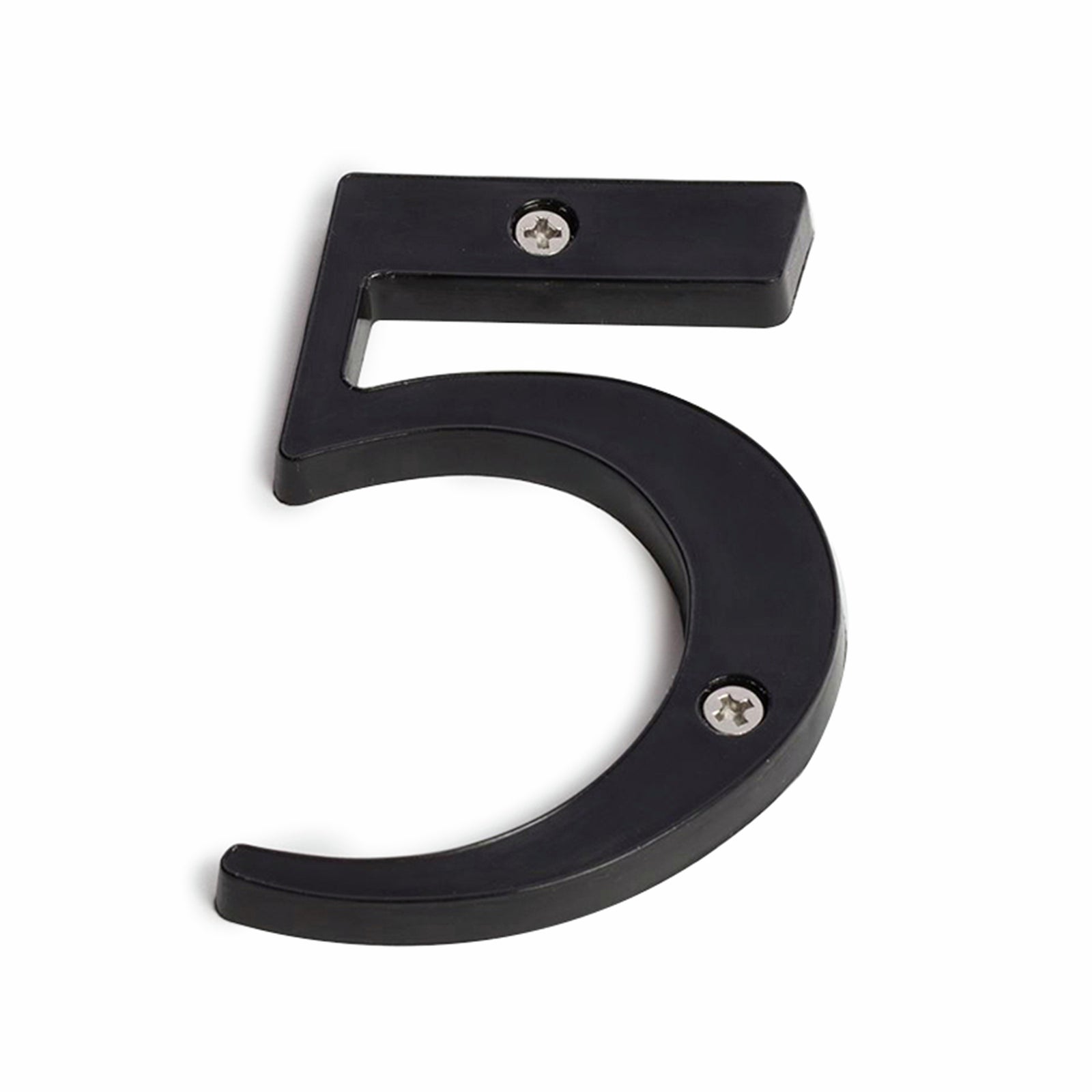 Sandleford 85mm Black Plastic House Number 5 - Weather Resistant
