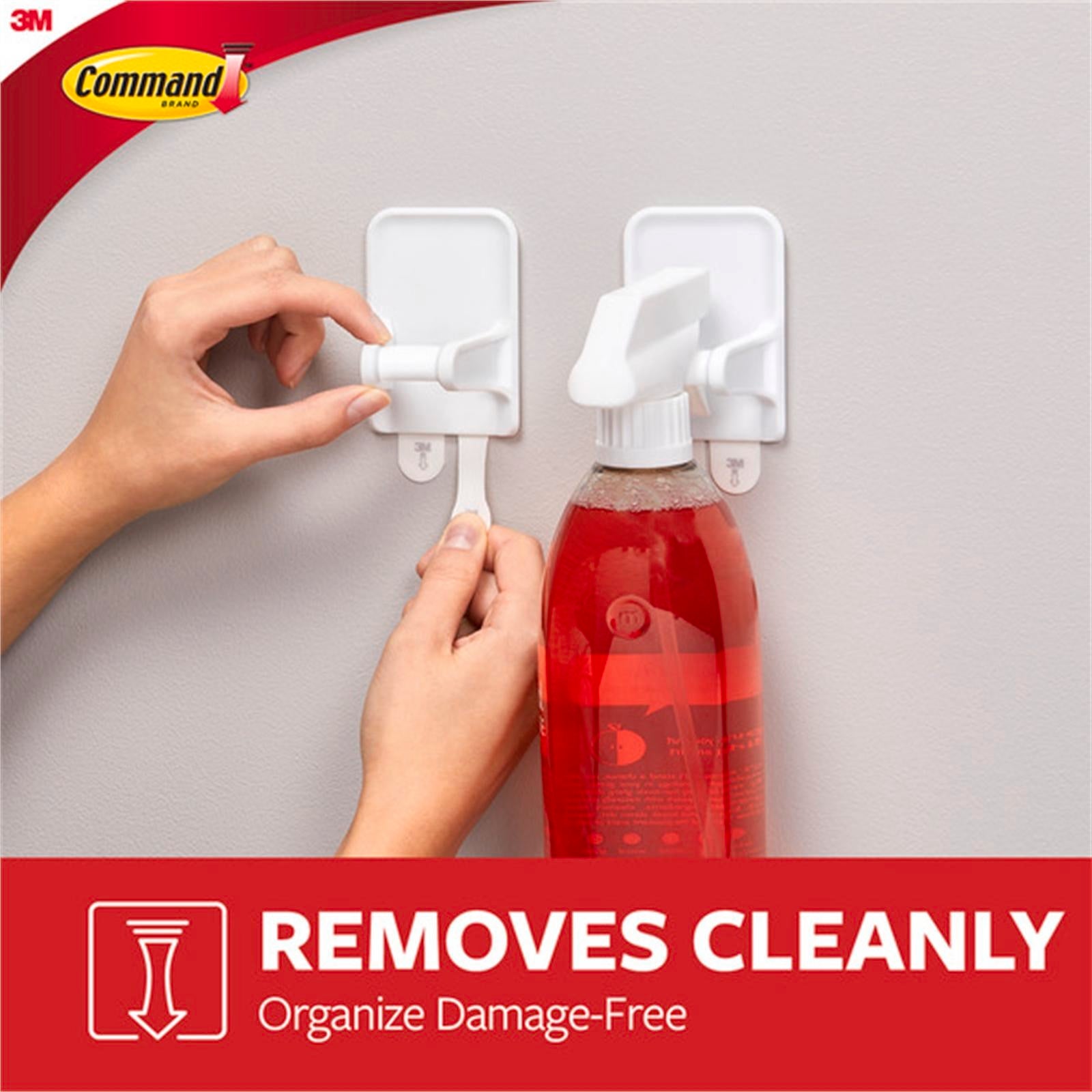 Command White Adhesive Spray Bottle Wall Hanger - 1 Pack