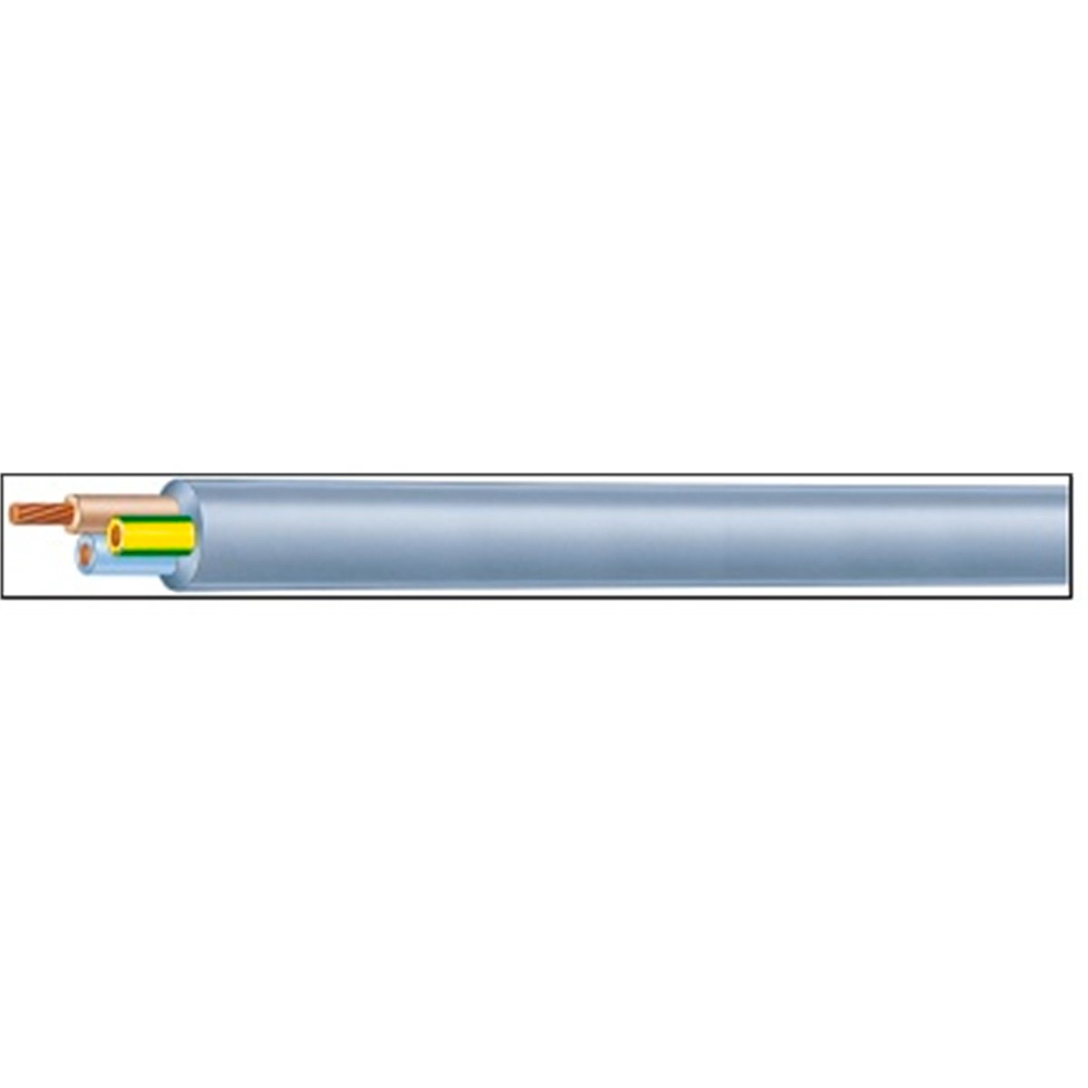 Olex Two Core and Earth Cable 75mm 100m Grey - SuperSaverAU - view 1