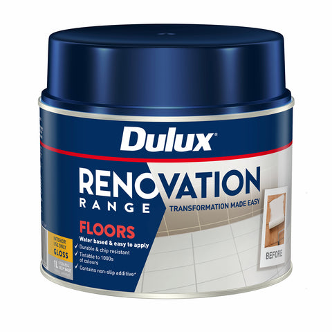 Dulux Renovation Range 1L Deep Gloss Floors Water Based Tintable