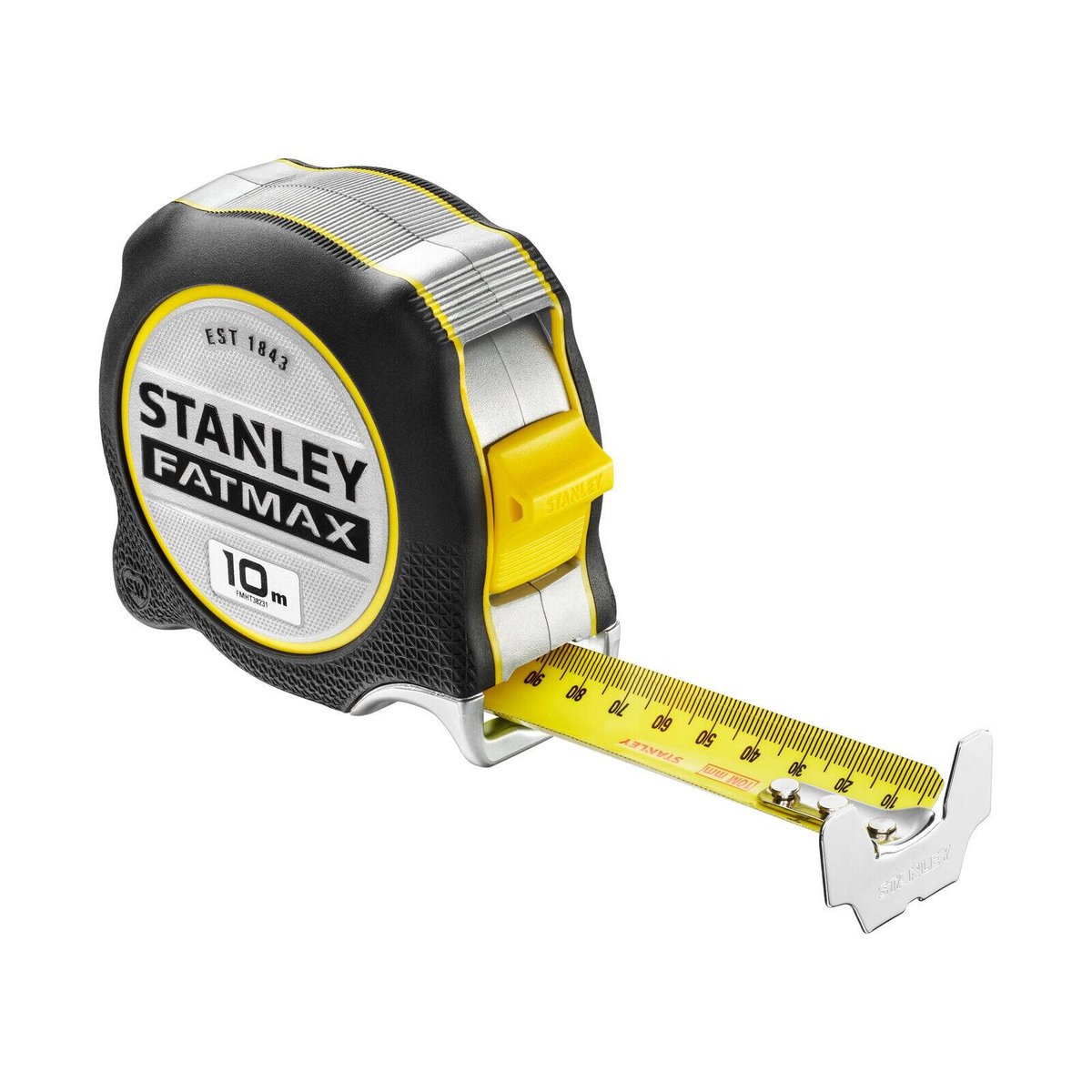 Stanley FatMax Xtreme 10m Tape Measure FMHT38231-3, Lockable with Belt Clip