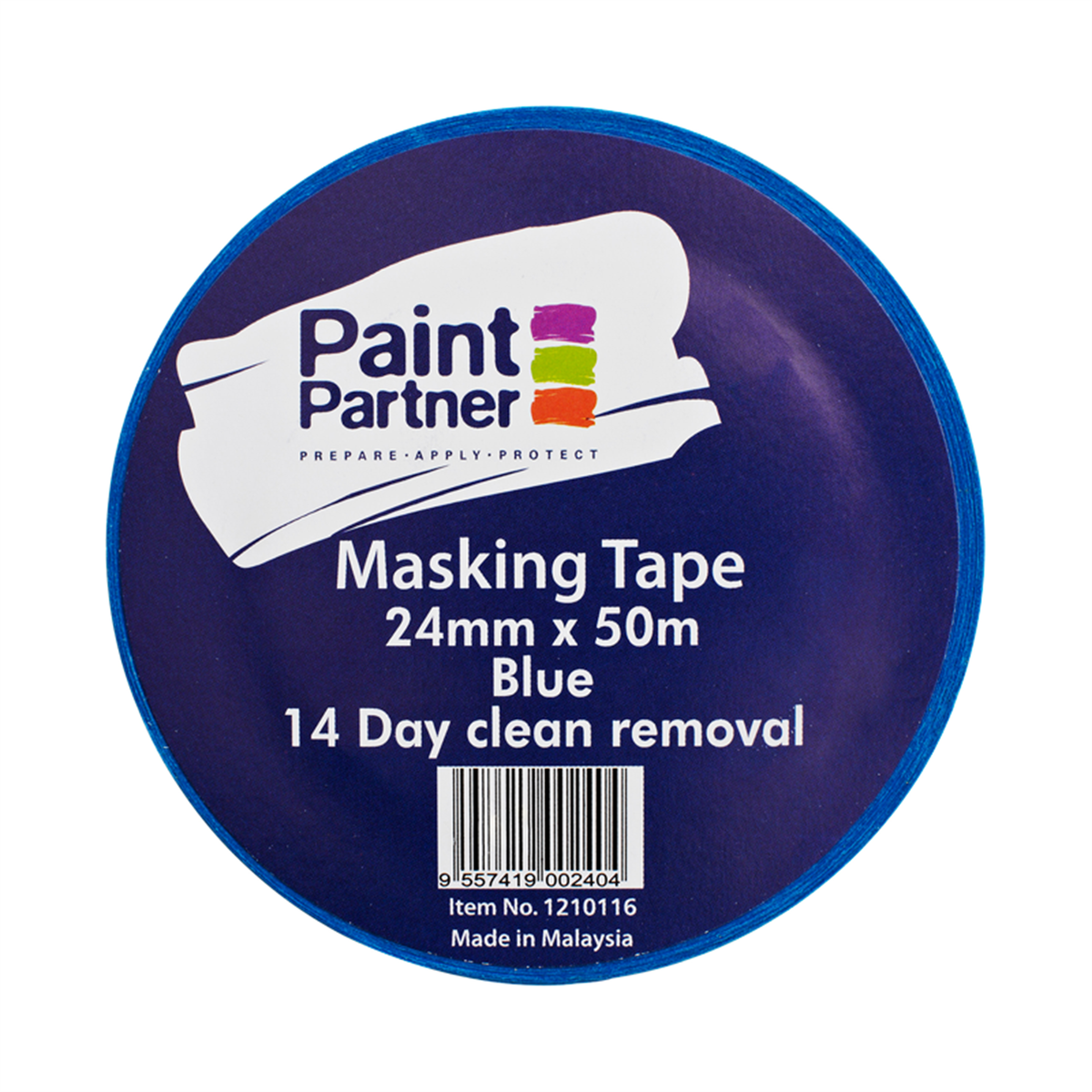 Paint Partner Blue 14 Day Masking Tape 24mm x 50m, UV Resistant Paper