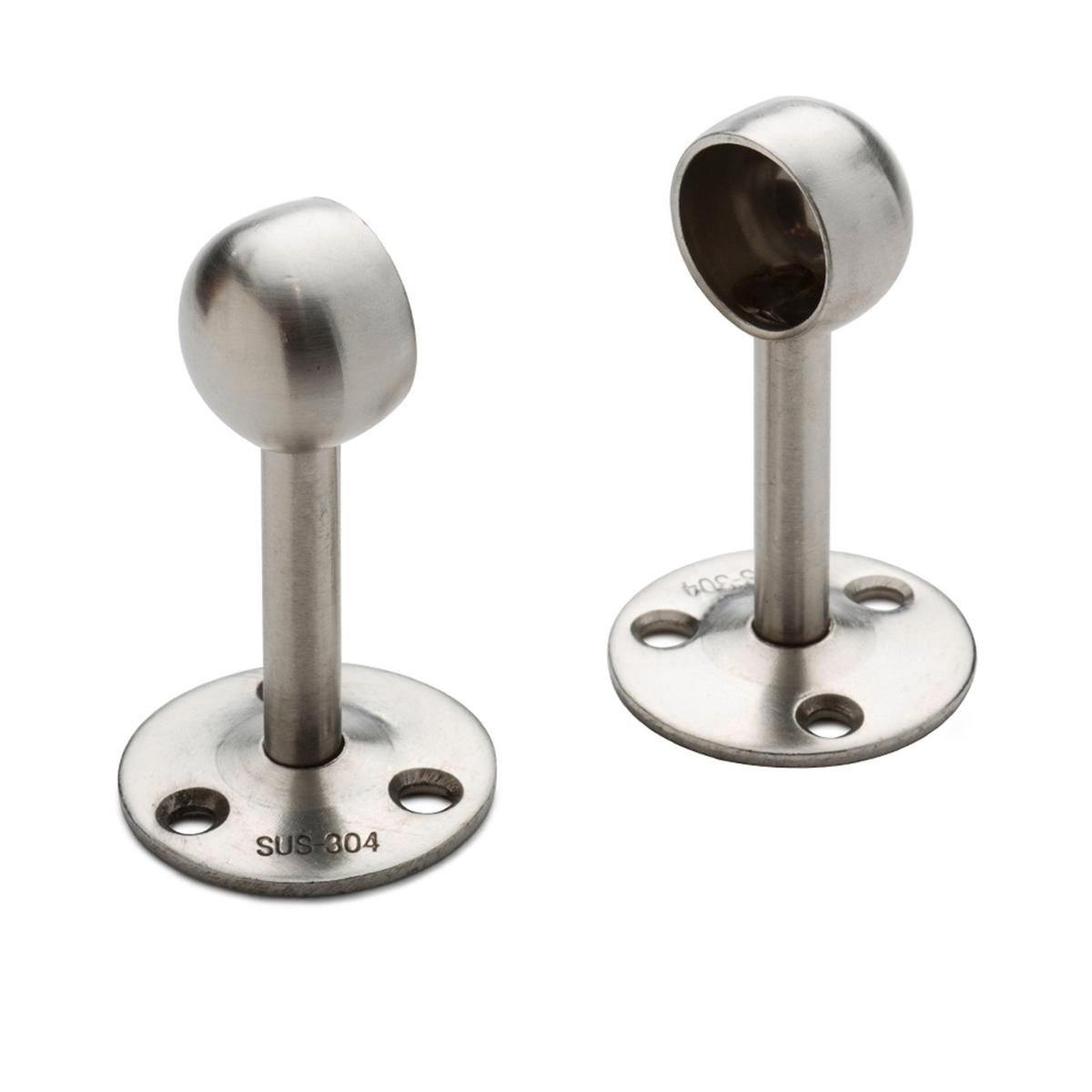 Sandleford Stainless Steel Pillar End Fitting Rod 2 Pack - 19mm - Silver - SuperSaverAU - view 1
