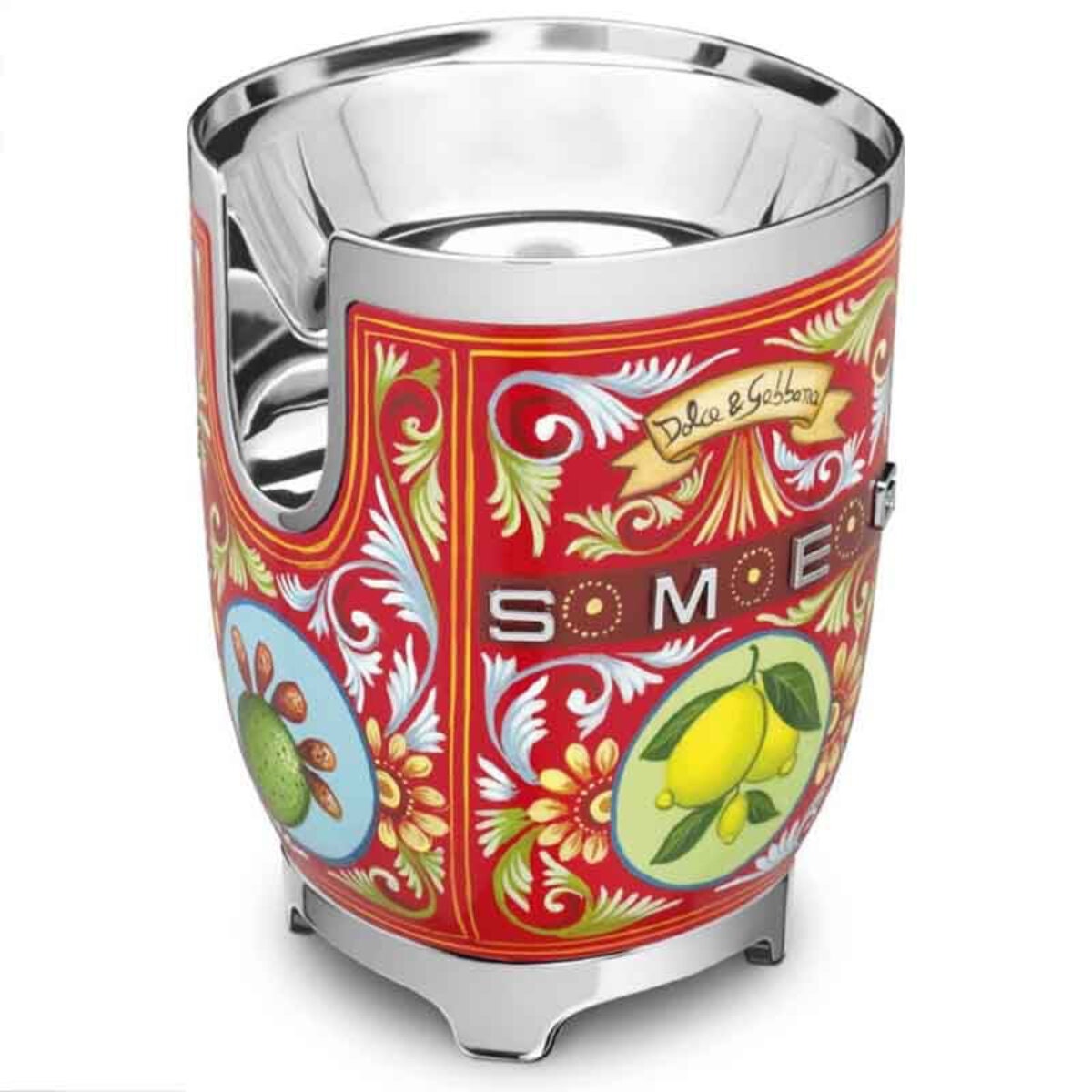 Smeg 50's Style Citrus Juicer - Sicily Is My Love Design, Anti-Drip Spout, Protective Dust Lid - CJF01DGAU